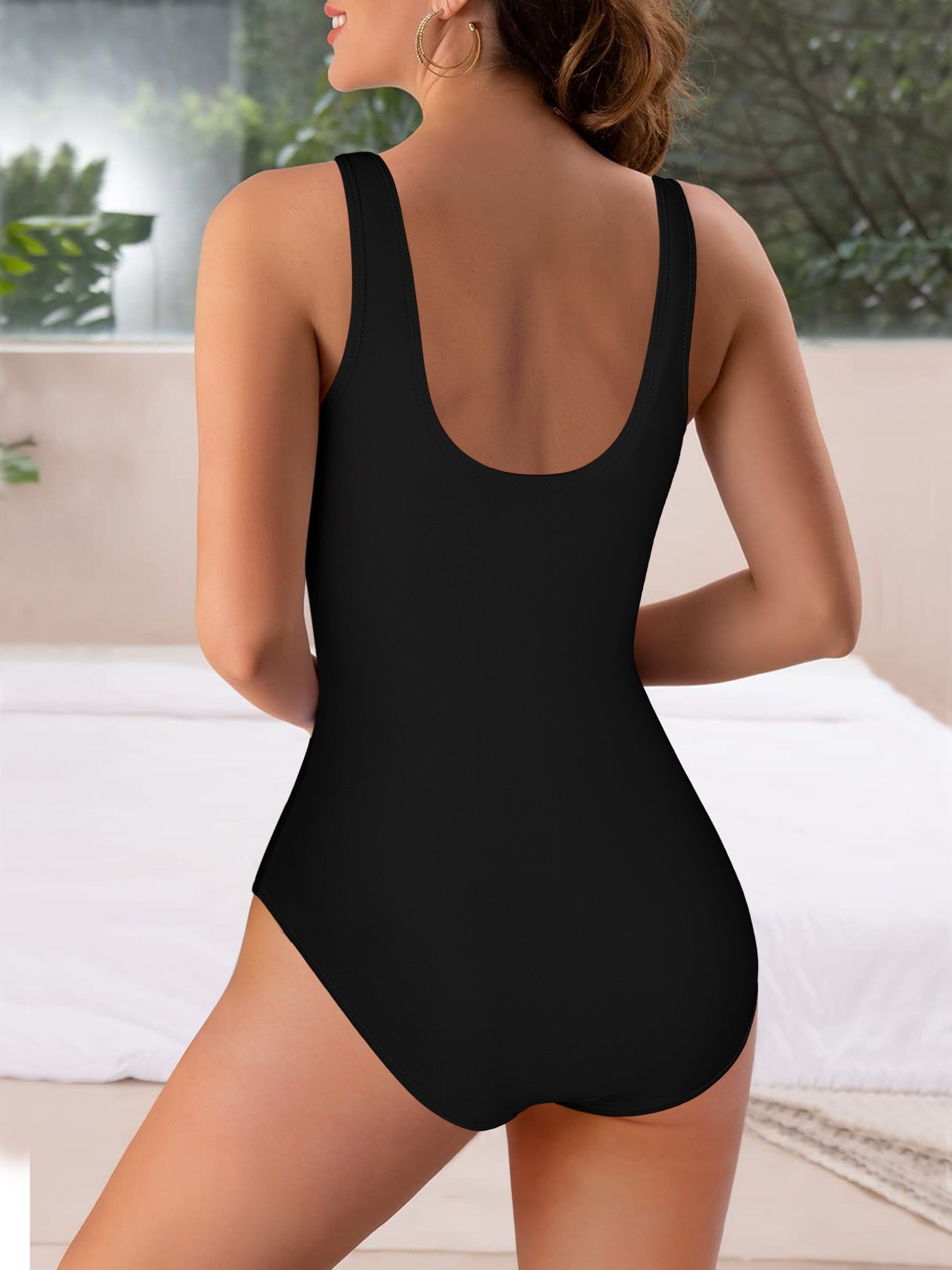 Buckle Up! 4-wheel Drive Athletic Strap One-Piece Swimsuit for Women