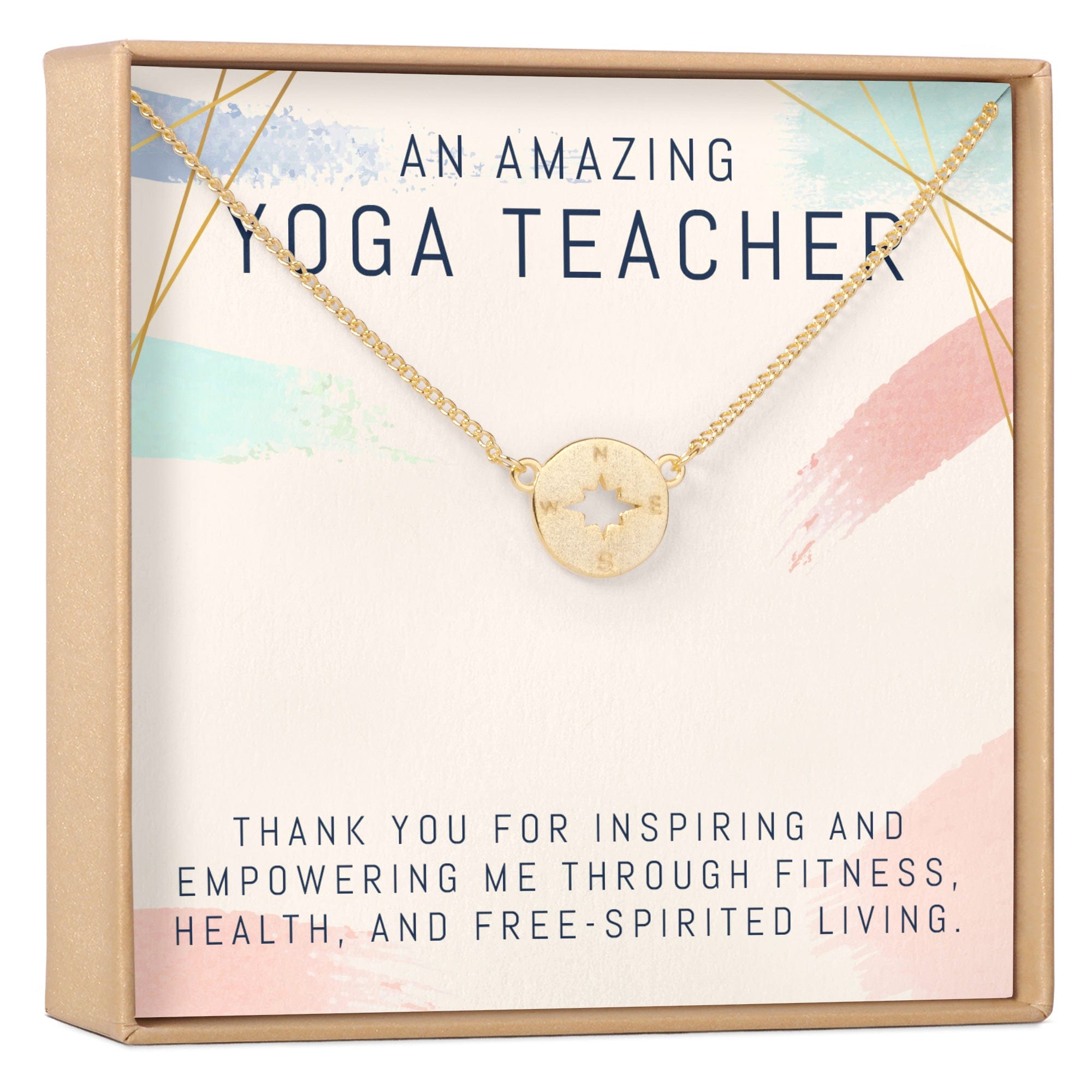 Yoga Teacher Necklace, Multiple Styles Jewelry