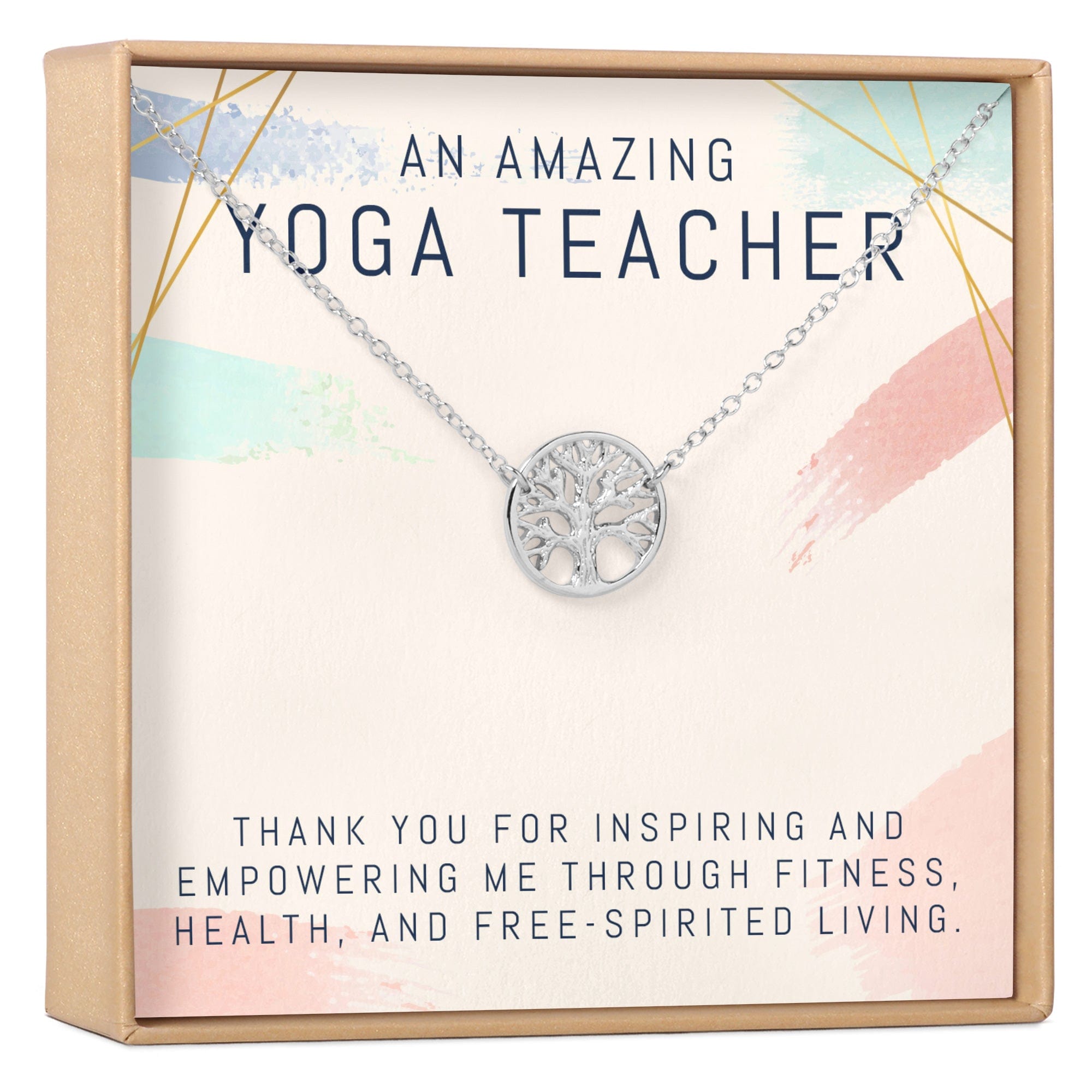 Yoga Teacher Necklace, Multiple Styles Jewelry