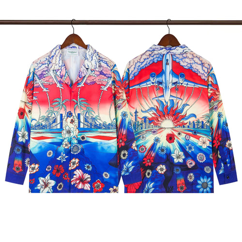 Casablanca Beachwear Long-Sleeve Shirt