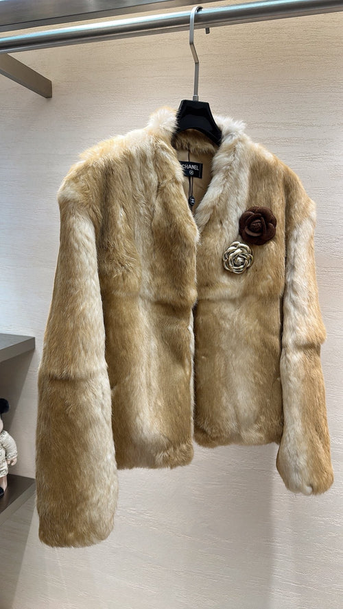 Chanel Rabbit Fur Coat