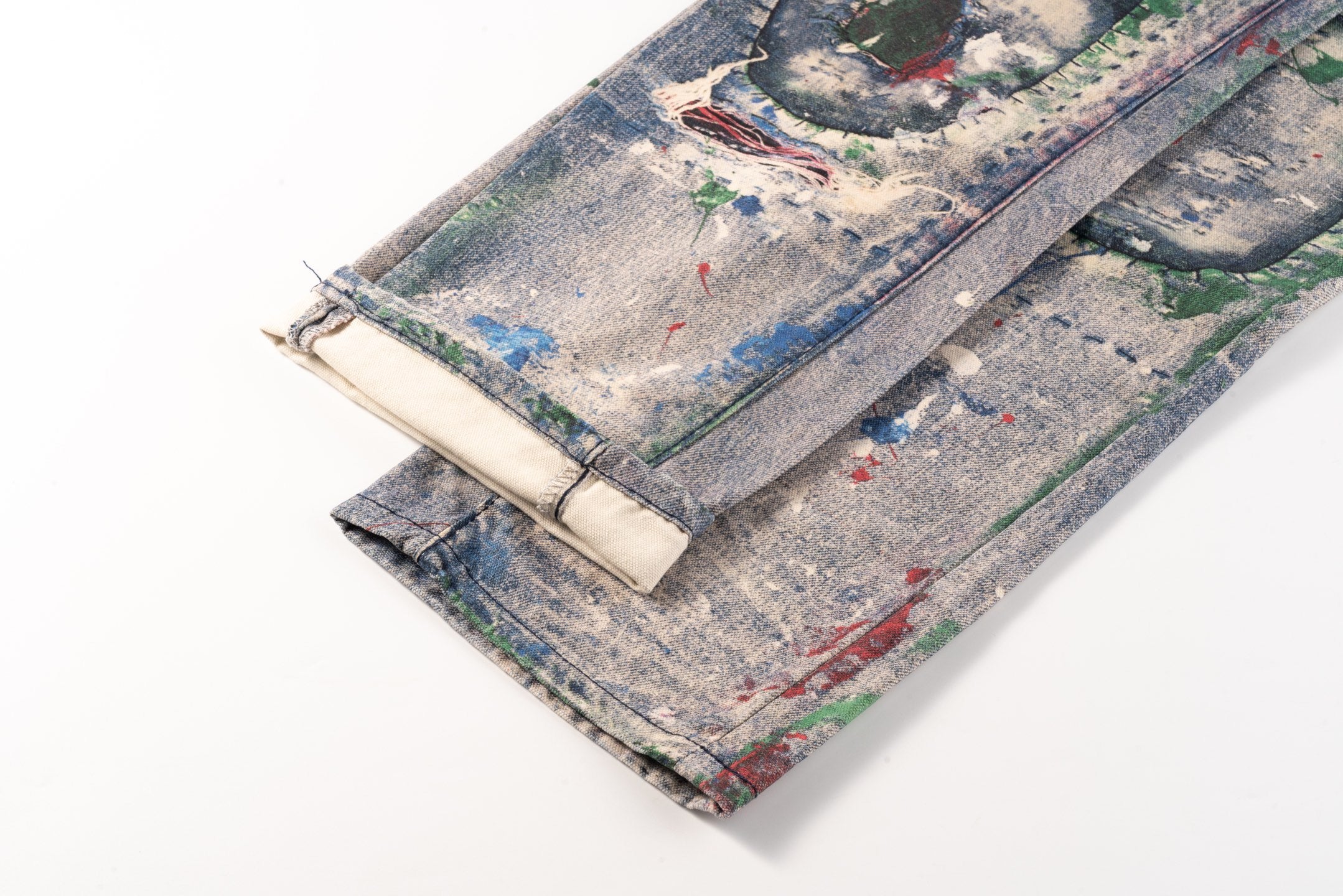 Acne Graffiti Distress Jeans