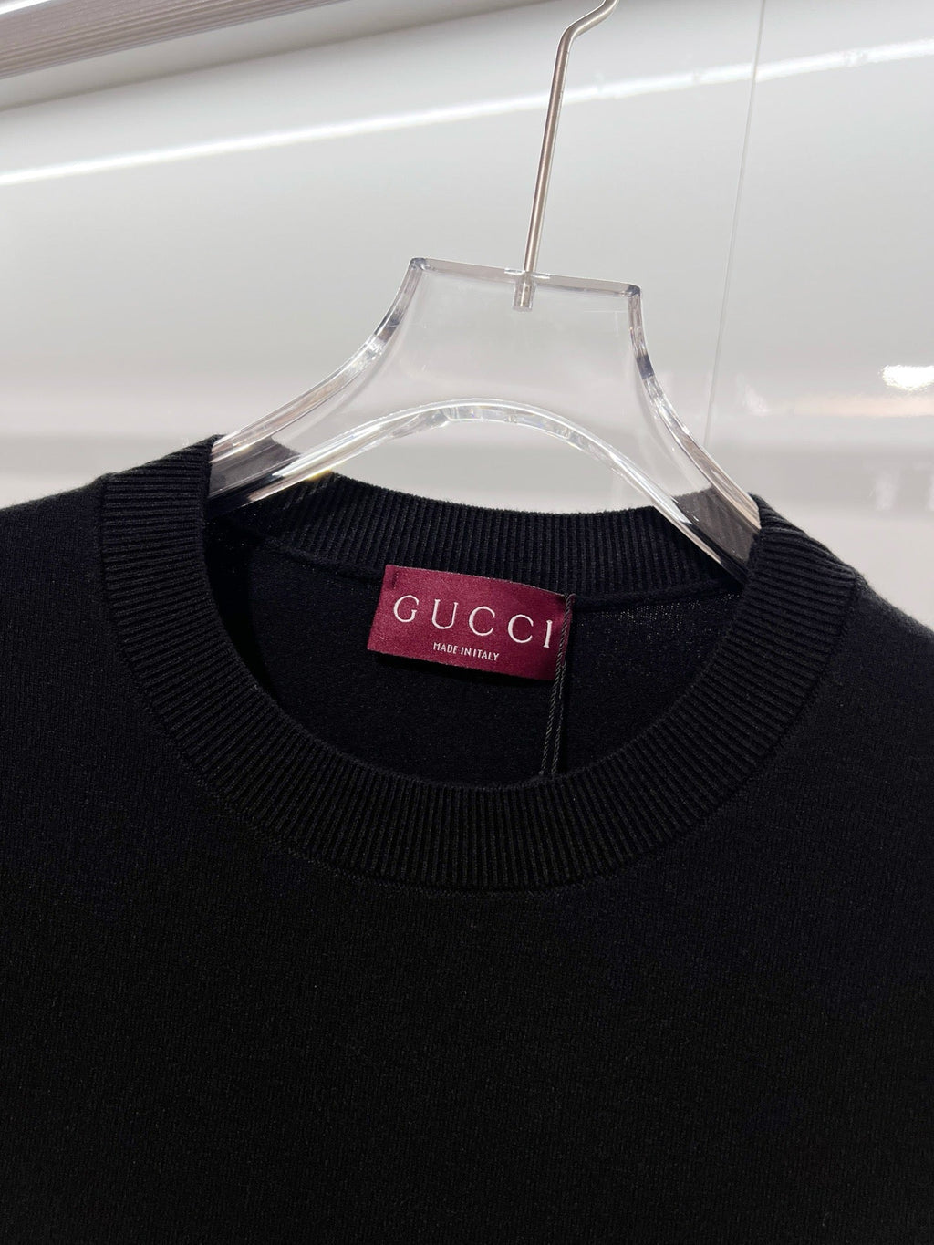 Gucci Cotton knit Crew Neck T-Shirt