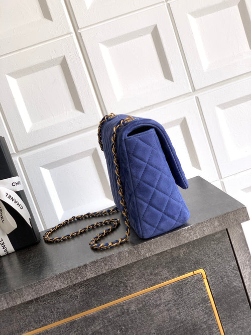 Chanel Royal Blue Suede Bad